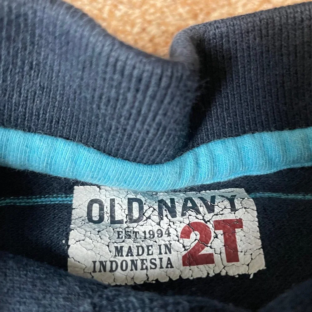 Old Navy short sleeve blue polo 2T